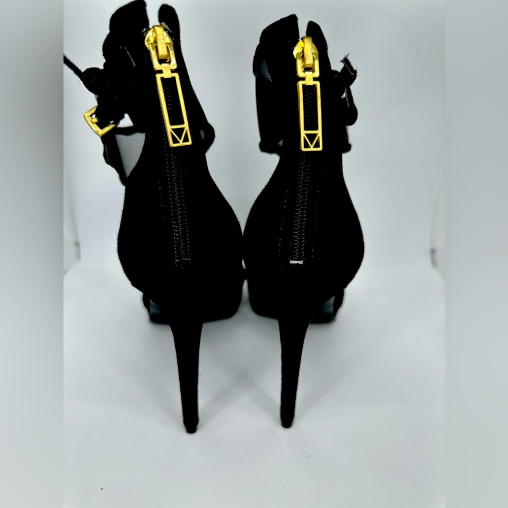 GUESS black sandals 9.5 perfect condition - Picture 6 of 8